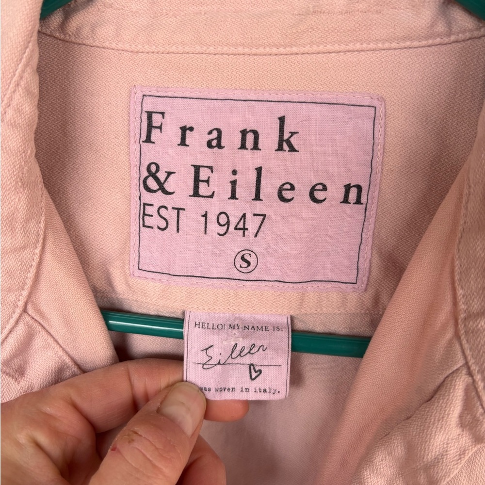 Frank and Eileen Denim Shirt EILEEN Pink Sz Small Womens - Picture 6 of 10